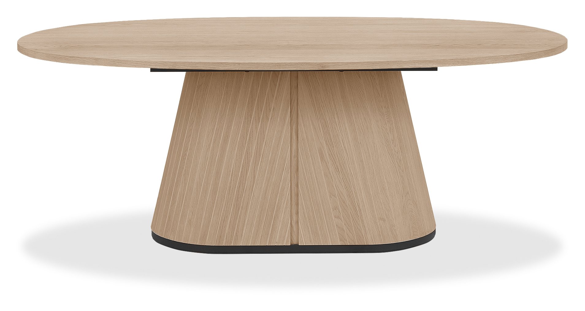 Vega Scandi Oak & Peppercorn 6 Seater Table by Bentley Designs | Style Our Home