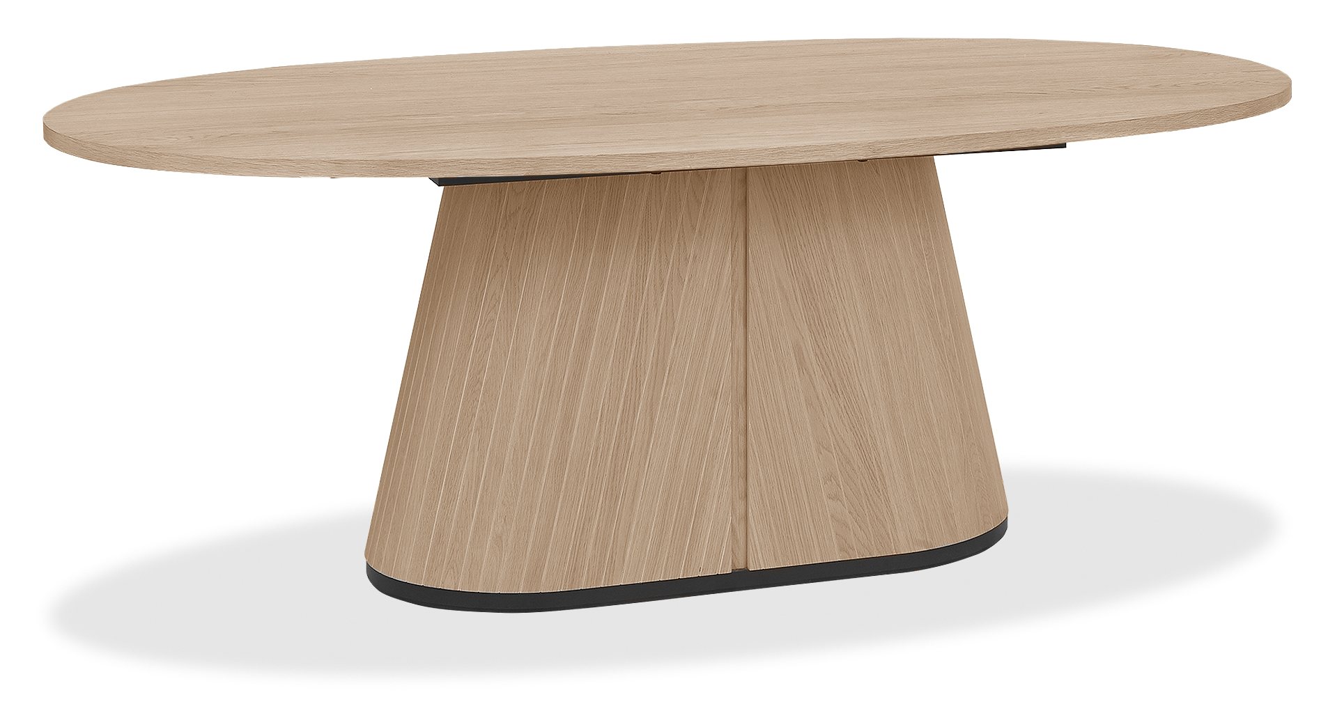 Vega Scandi Oak & Peppercorn 6 Seater Table by Bentley Designs | Style Our Home