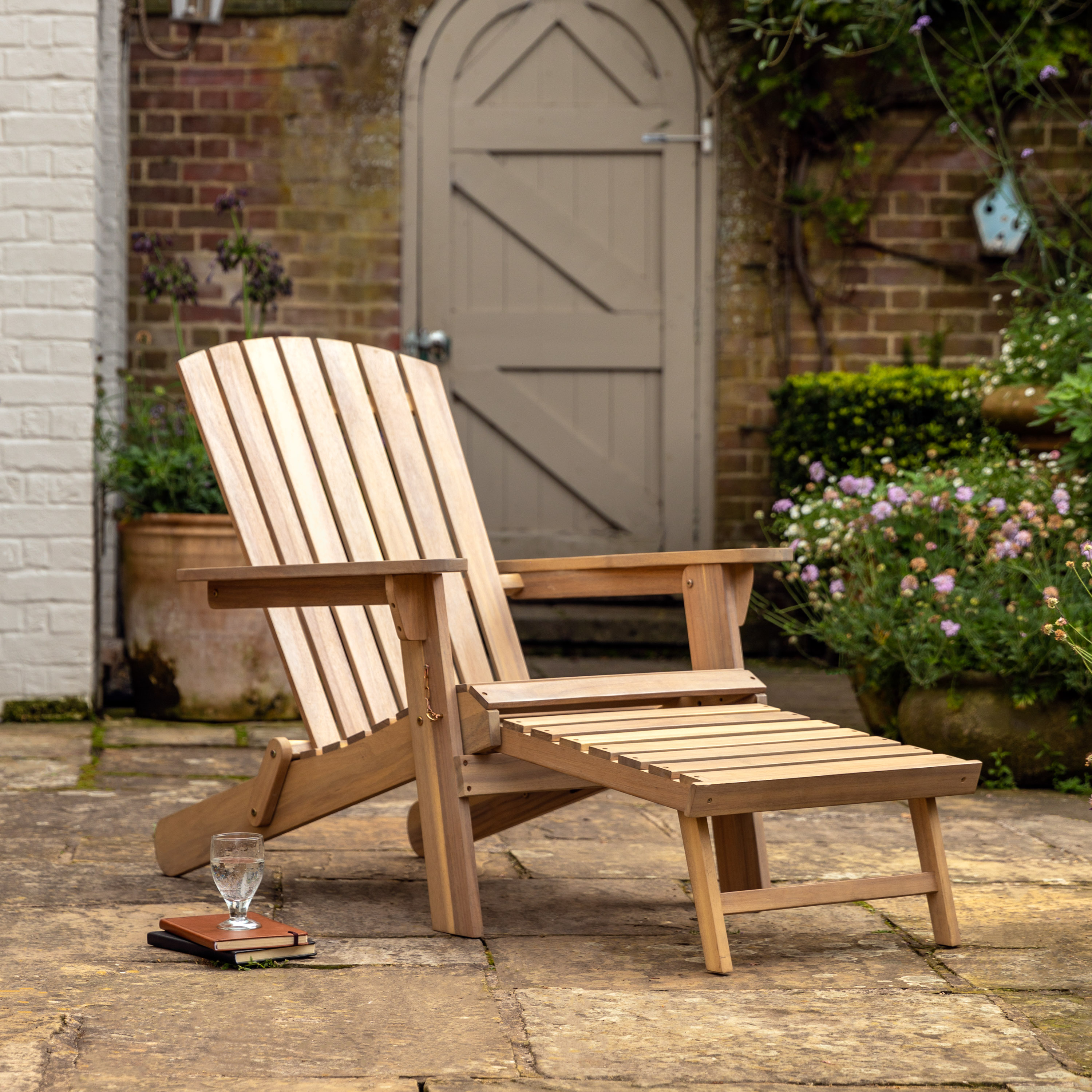 Asparo Lounge Chair with Footstool by Gallery Living | Style Our Home