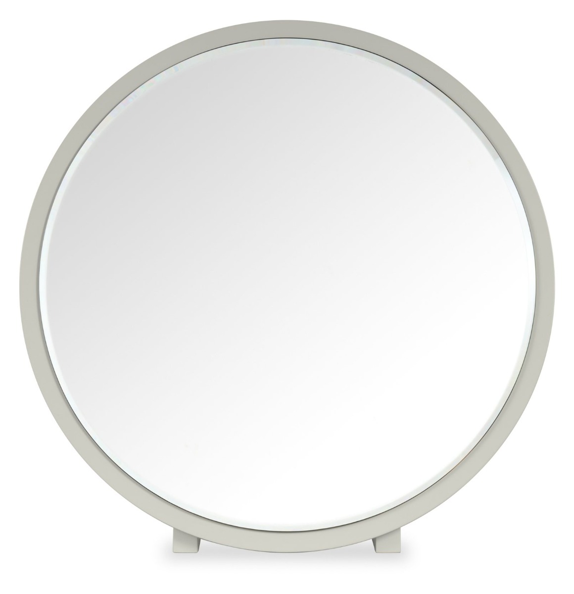 Larsen Scandi Oak & Soft Grey Vanity Mirrorby Bentle by Designs | Style Our Home