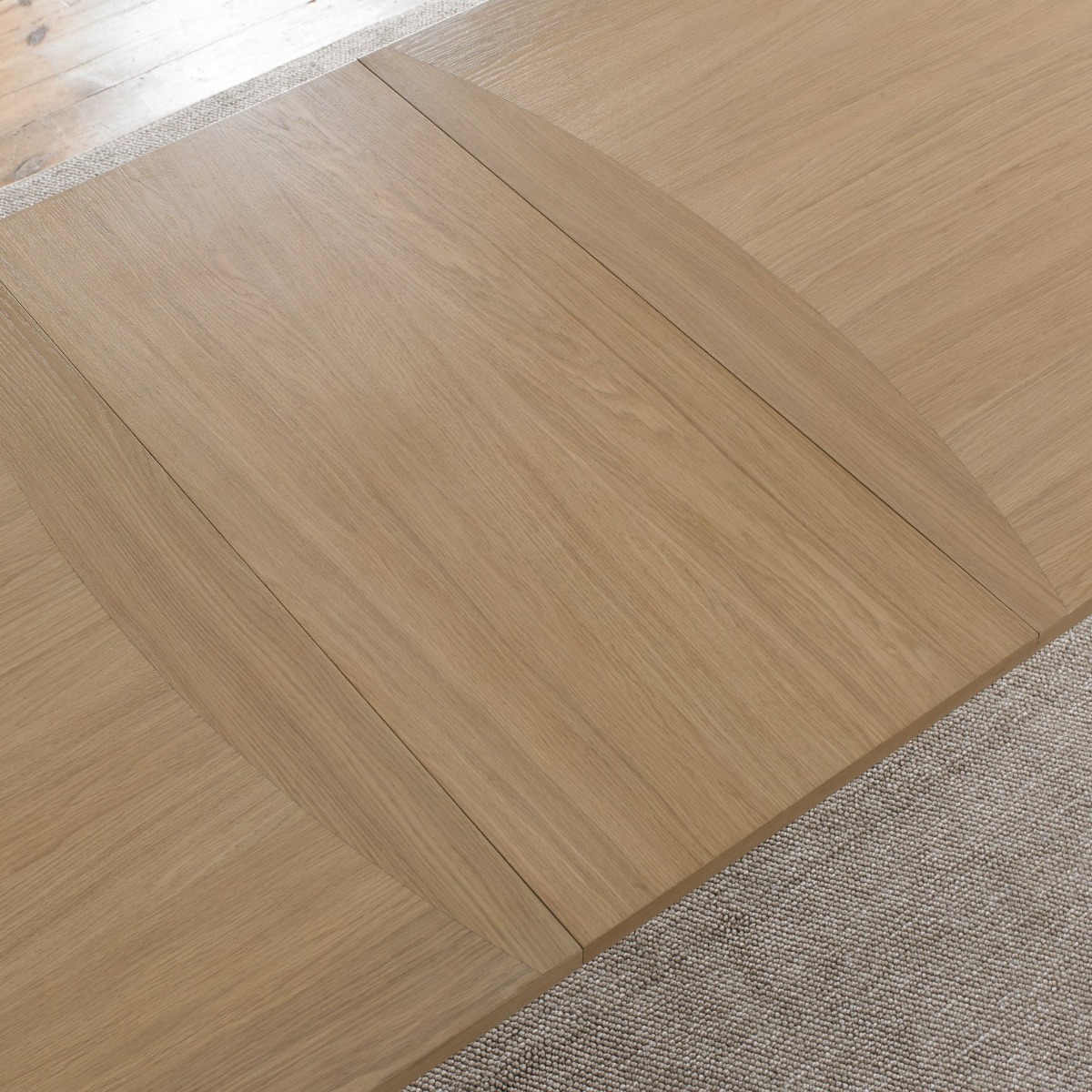 Larsen Scandi Oak & Soft Grey 4-6 Extension Dining Tableby Bentle by Designs | Style Our Home