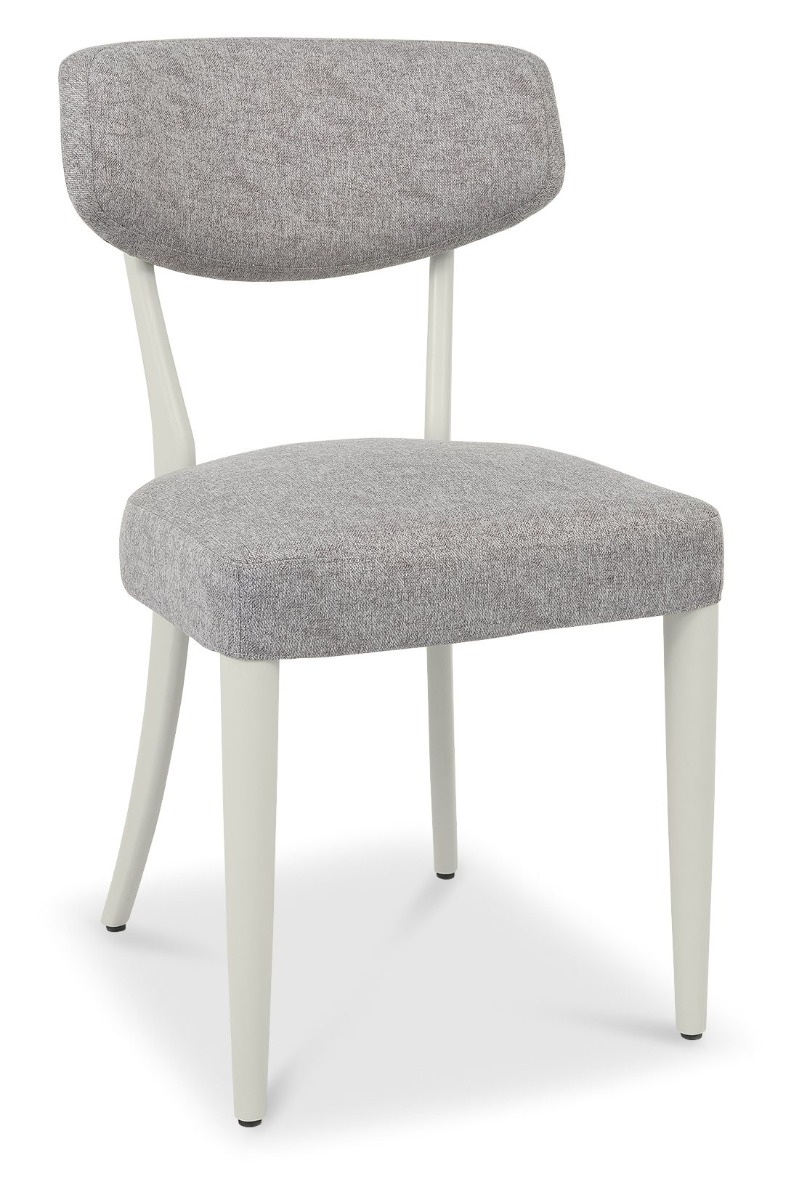 Larsen Soft Grey Upholstered Chair - Grey Fabric (Pair) by Bentley Designs | Style Our Home