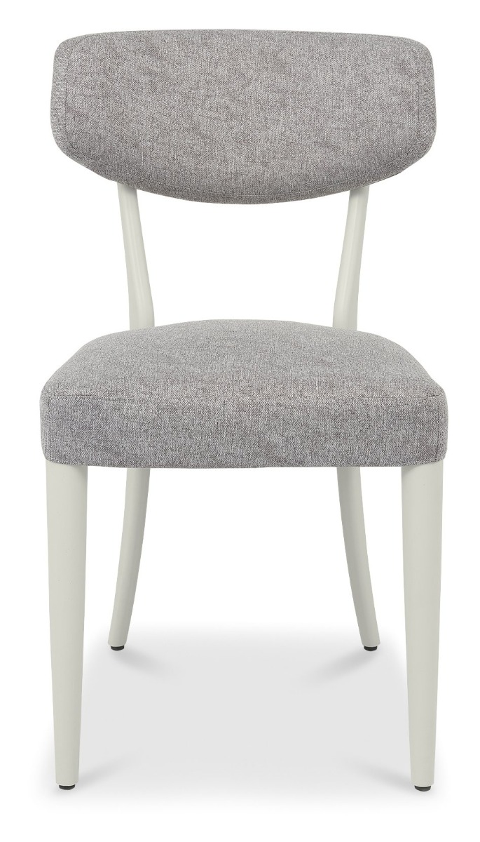 Larsen Soft Grey Upholstered Chair - Grey Fabric (Pair) by Bentley Designs | Style Our Home
