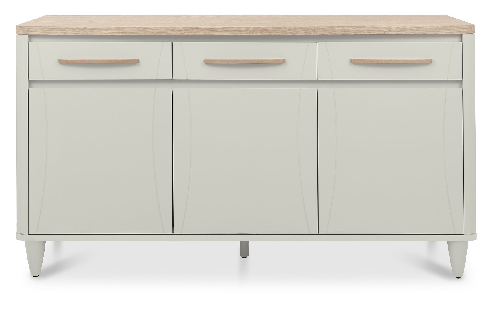 Larsen Scandi Oak & Soft Grey Wide Sideboardby Bentle by Designs | Style Our Home