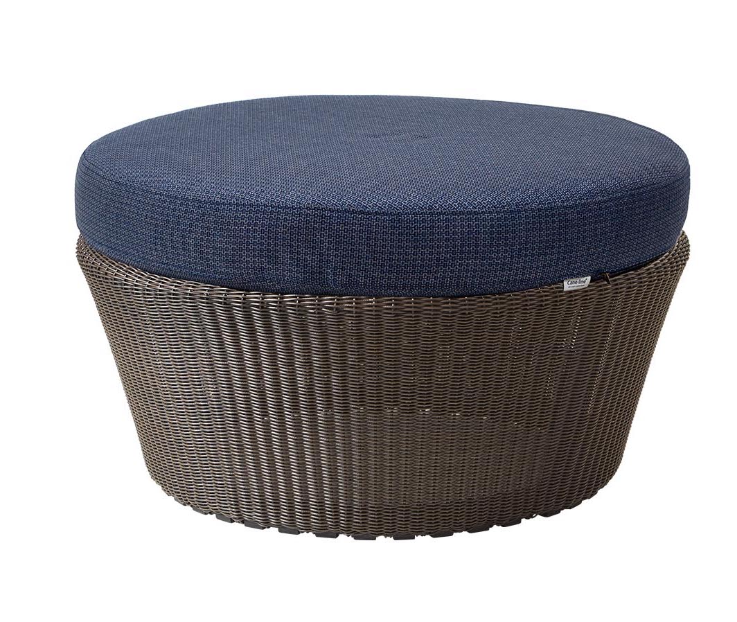 Kingston Large Mocca Footstool by Cane-line | Style Our Home 