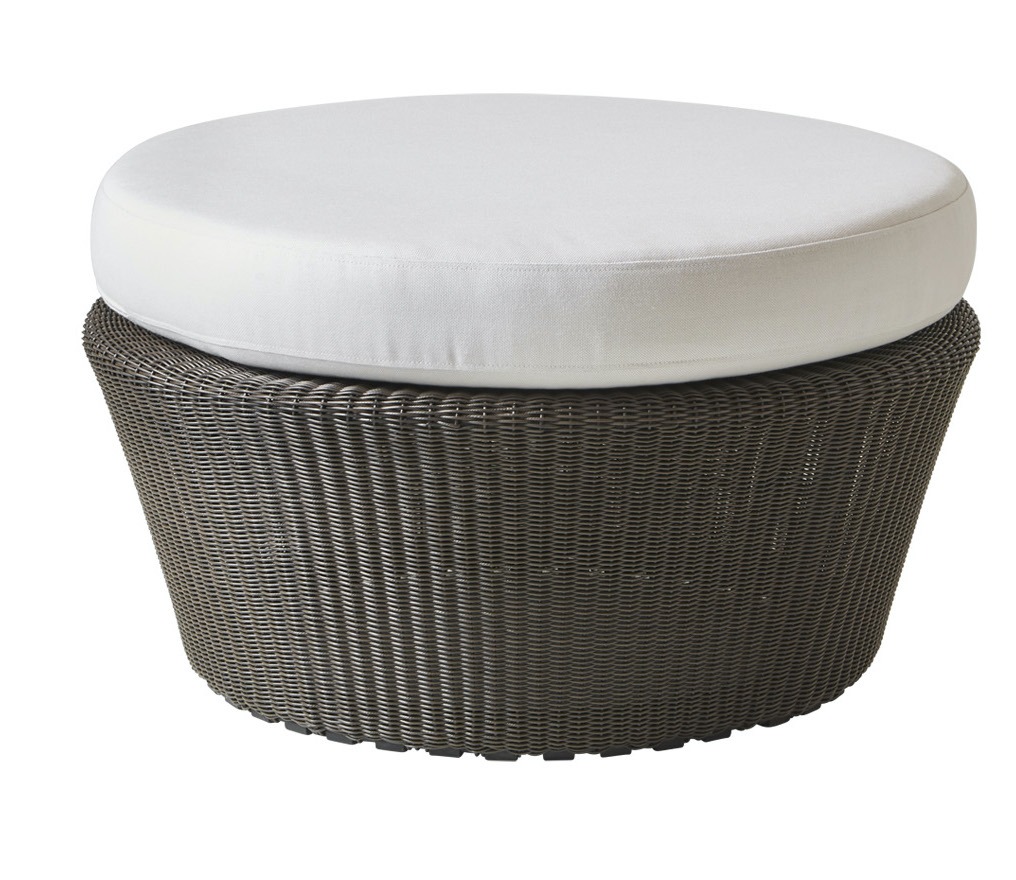 Kingston Large Mocca Footstool by Cane-line | Style Our Home 