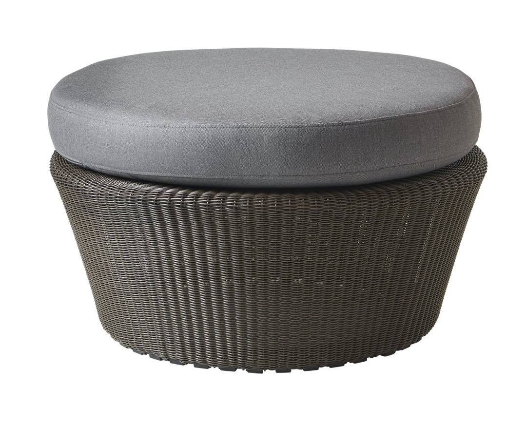 Kingston Large Mocca Footstool by Cane-line | Style Our Home 