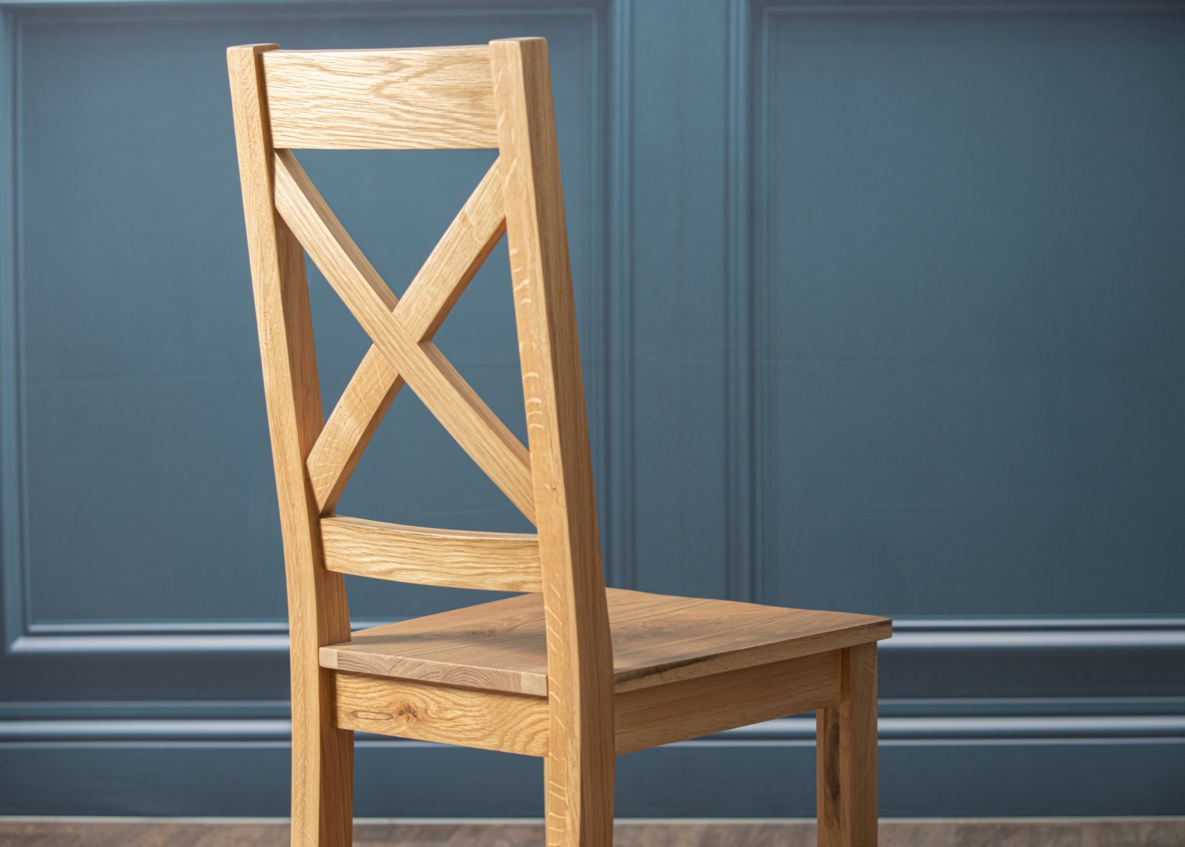 Wardley Oak Cross Back Dining Chair