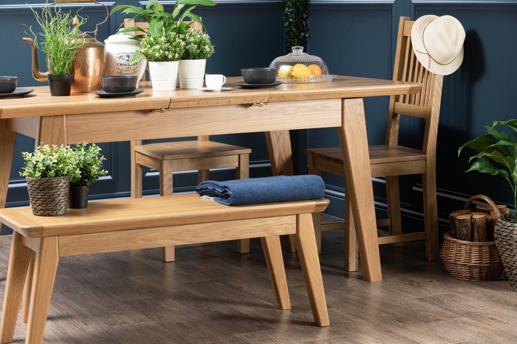 Wardley Oak Dining Bench