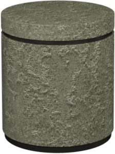 Vega Knotty Oak & Weathered Oak Storage Stool - Pearl Velvet Fabric by Bentley Designs | Style Our Home