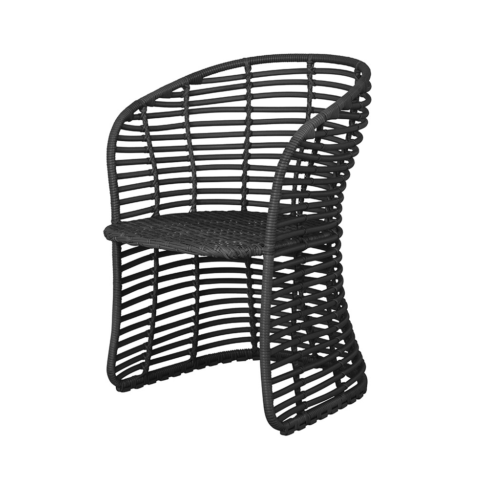 Basket Graphite Chair by Cane-Line | Style Our Home