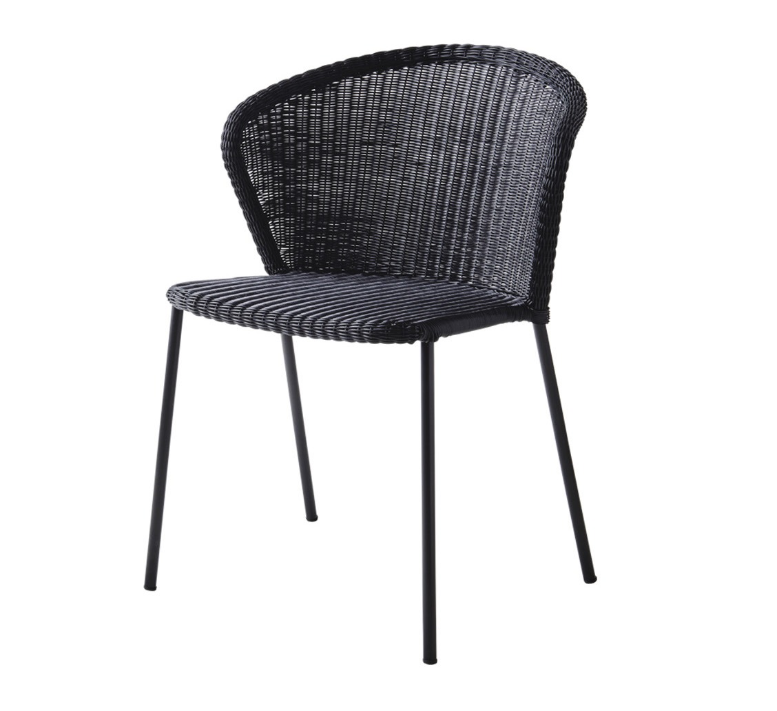 Lean Black Chair by Cane-line | Style Our Home