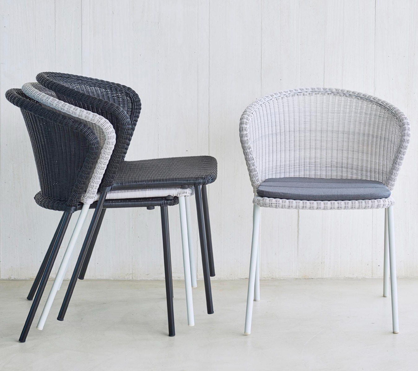 Lean Black Chair by Cane-line | Style Our Home