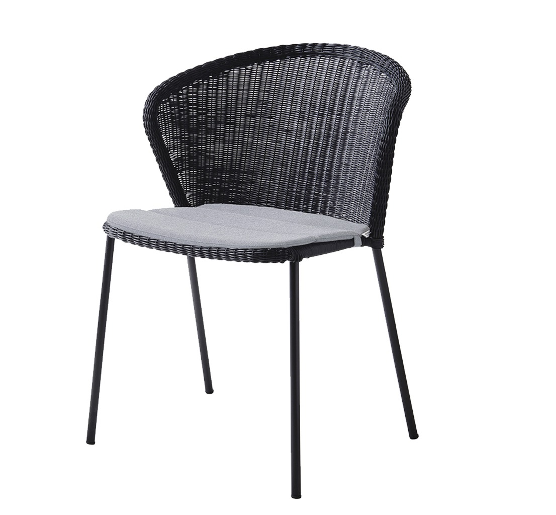 Lean Black Chair by Cane-line | Style Our Home