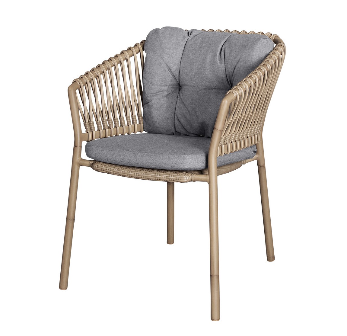 Ocean Chair by Grey Natté by Cane-line | Style Our Home