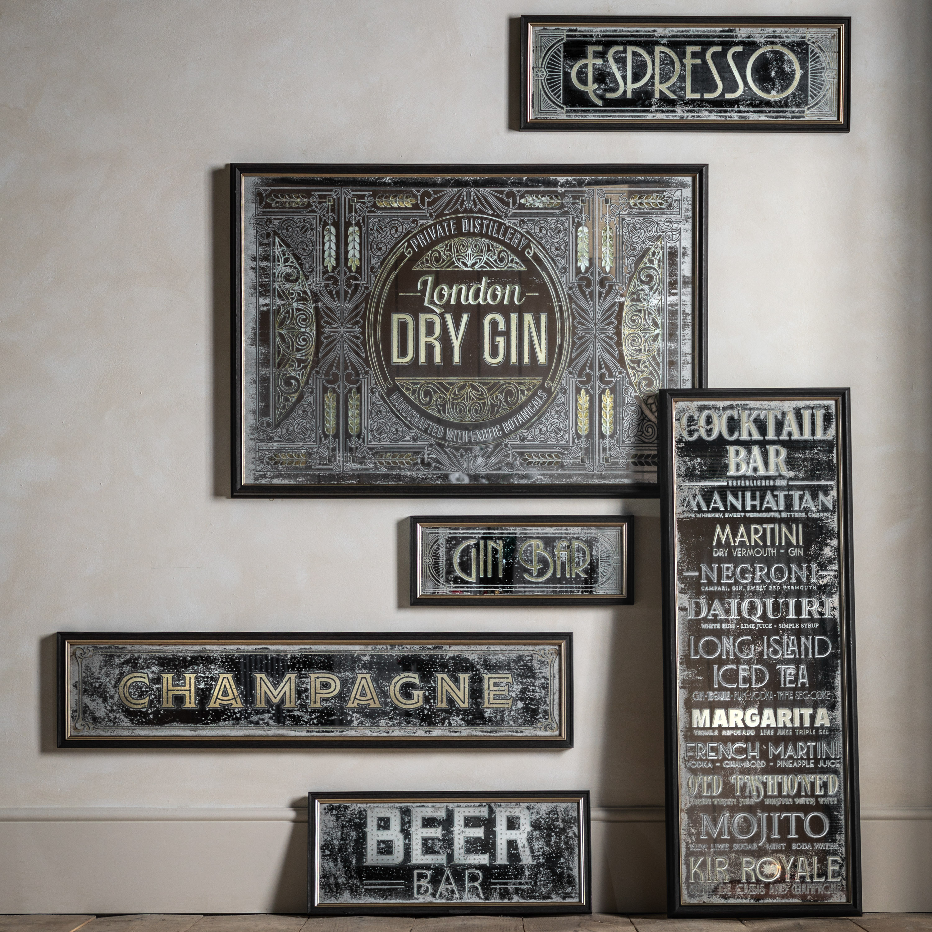 Londano Dry Gin Mirror by Gallery Living | Style Our Home