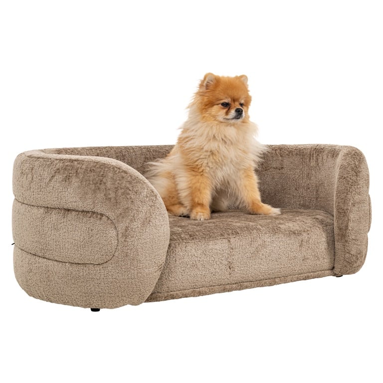 Pet bed Bingo taupe chenille (Bergen 104 taupe chenille) by  Richmond Interiors | Style Our Home