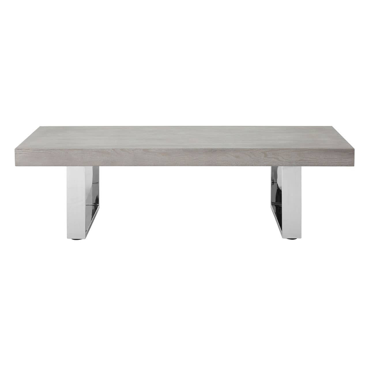 Ulmera Grey Elm Wood Coffee Table by Prestige Designs | Style Our Home