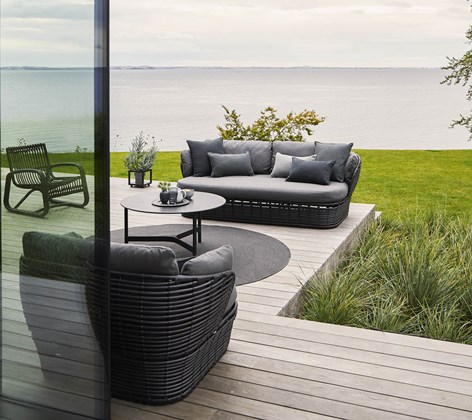 Basket Graphite 2-Seater Sofa by Cane-Line | Style Our Home