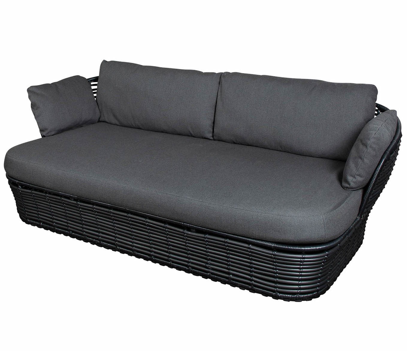 Basket Graphite 2-Seater Sofa by Cane-Line | Style Our Home