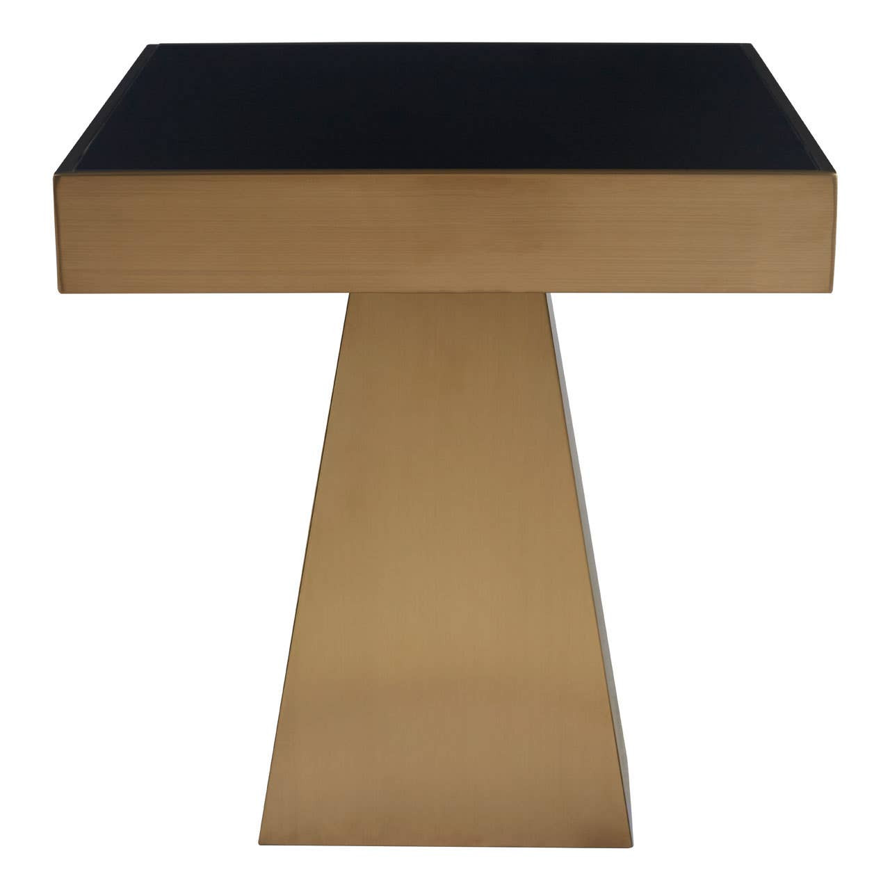 Carlivora Square Gold Finish Frame Side Table by Prestige Designs | Style Our Home
