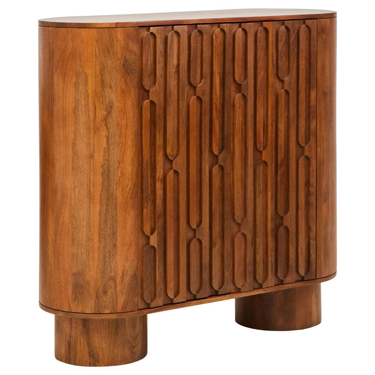 Torcinex Two Door Brown Mango Wood Cabinet by Prestige Designs | Style Our Home