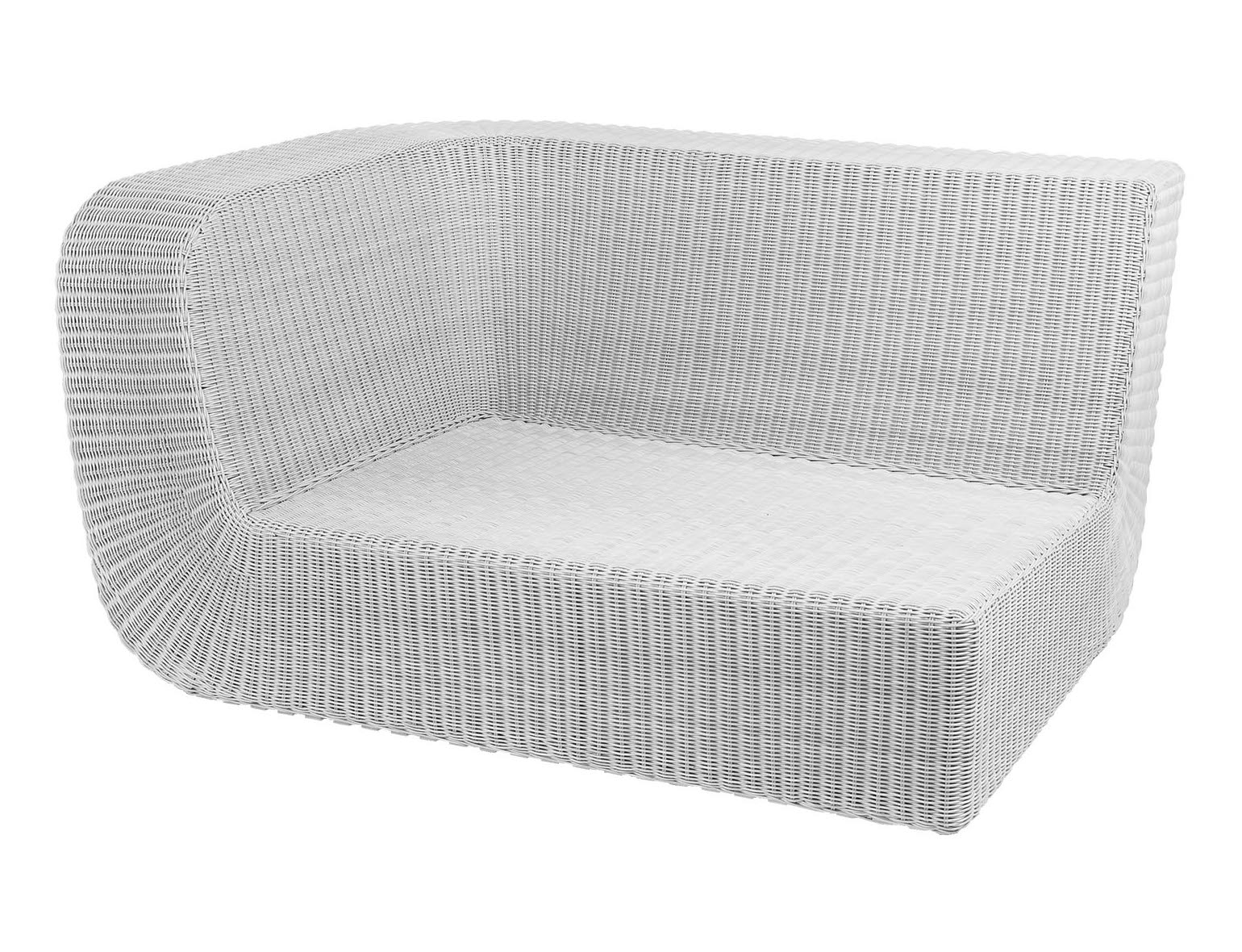 Savannah White 2-Seater Sofa - Right Module by Cane-line | Style Our Home