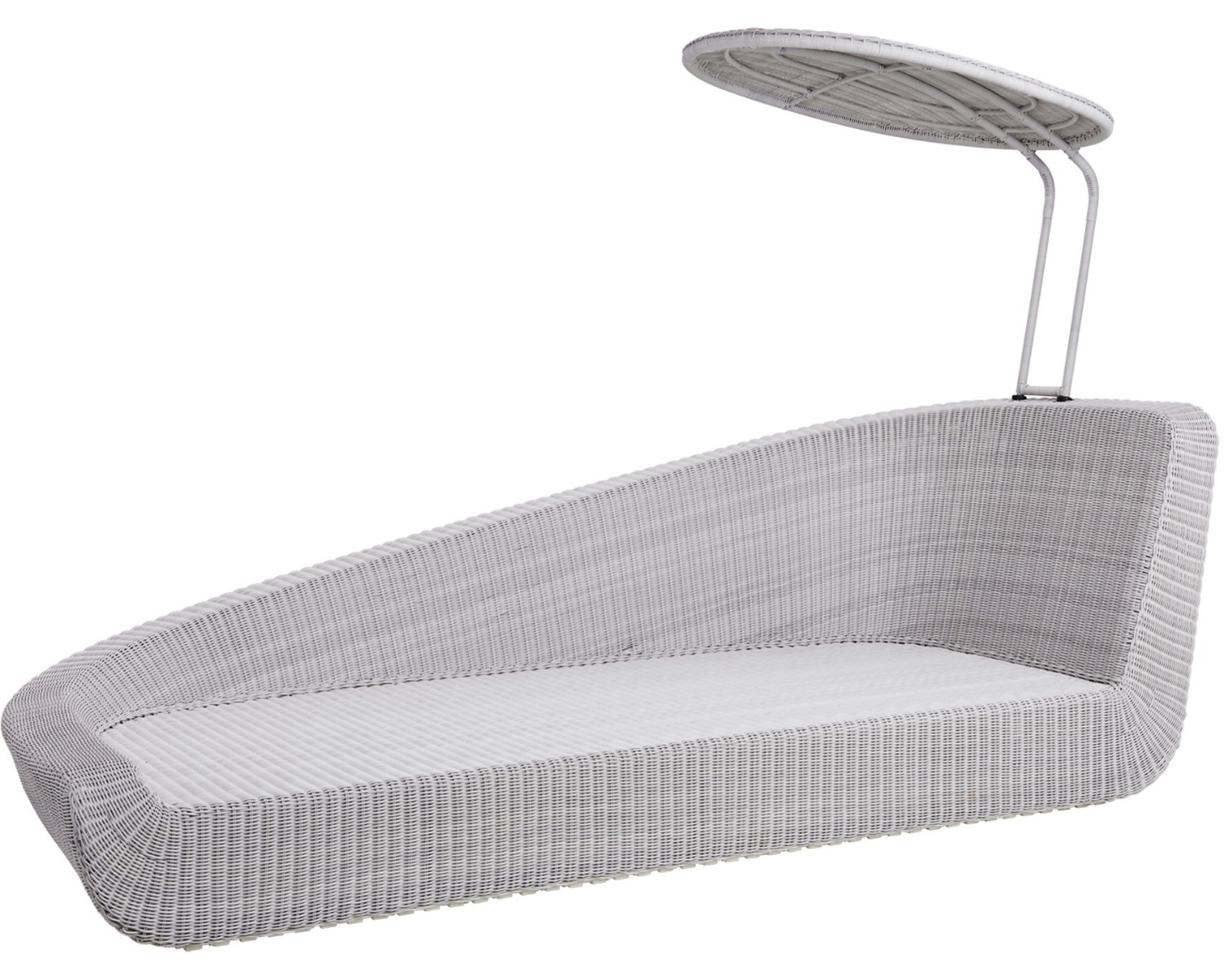 Savannah White Daybed - Right Module by Cane-line | Style Our Home
