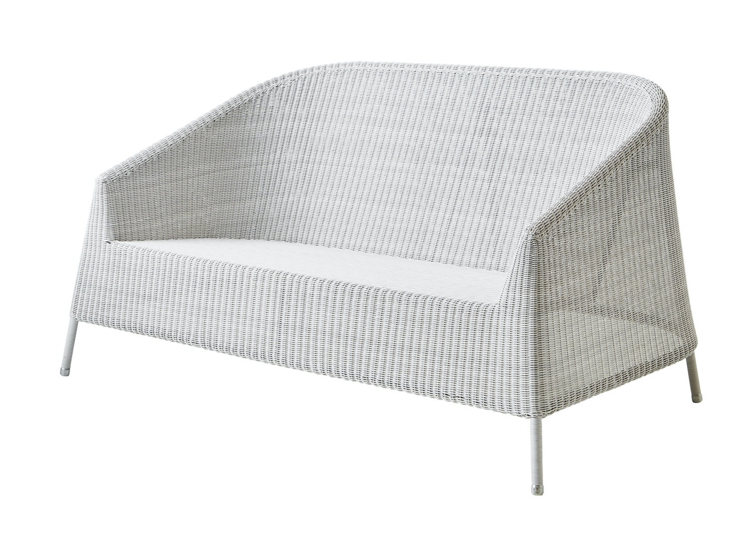 Kingston White Grey 2 Seater Sofa by Cane-line | Style Our Home 