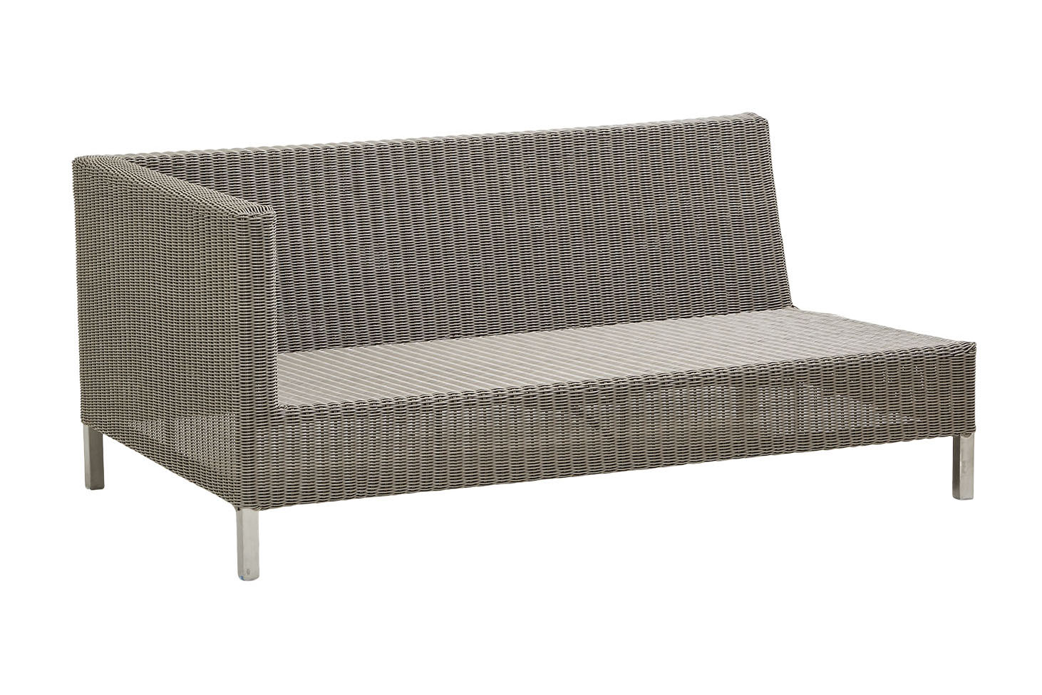 Connect Taupe 2-Seater Sofa Right Module by Cane-line | Style Our Home