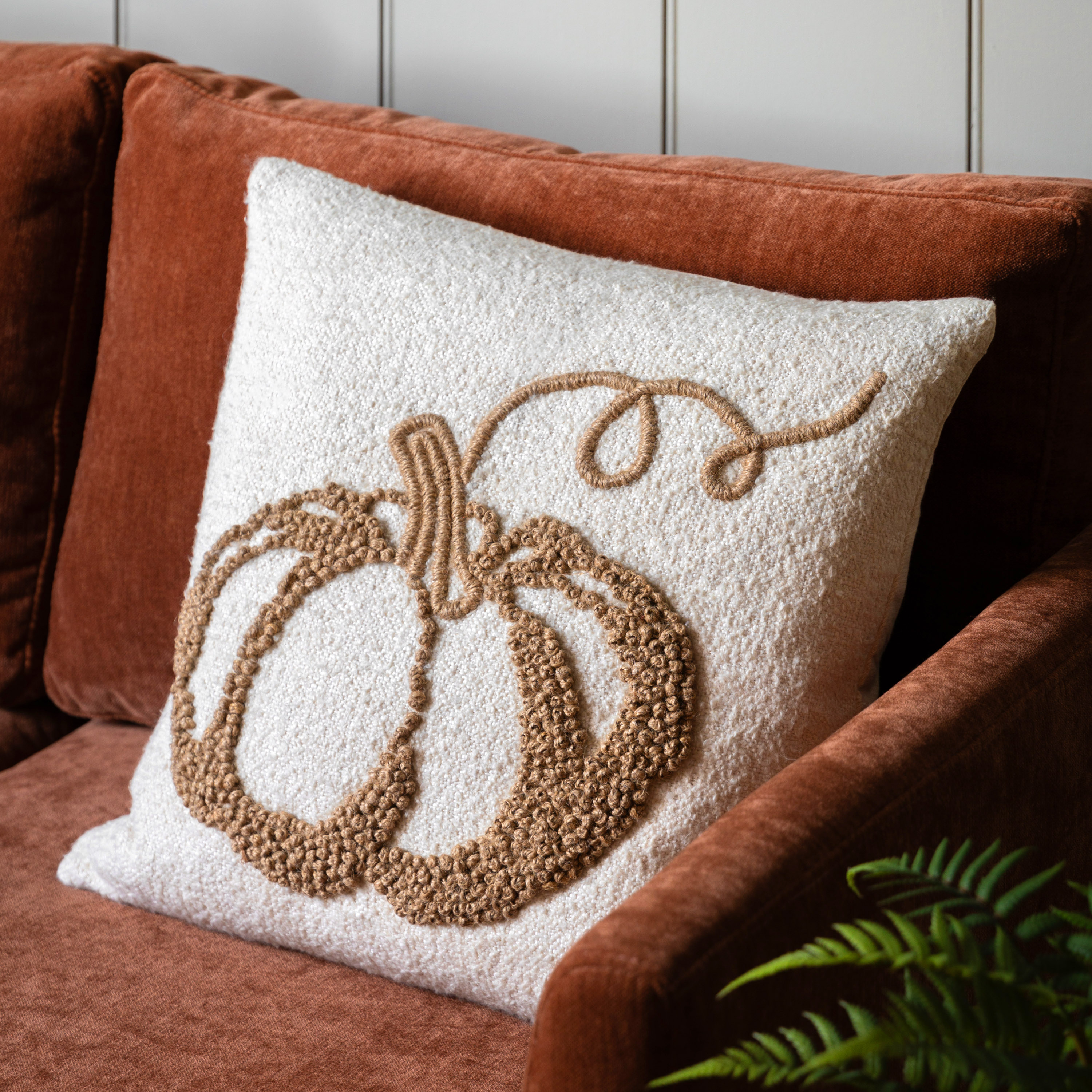 Embroidano Pumpkin Cushion (Pair) by Gallary Living | Style Our Home