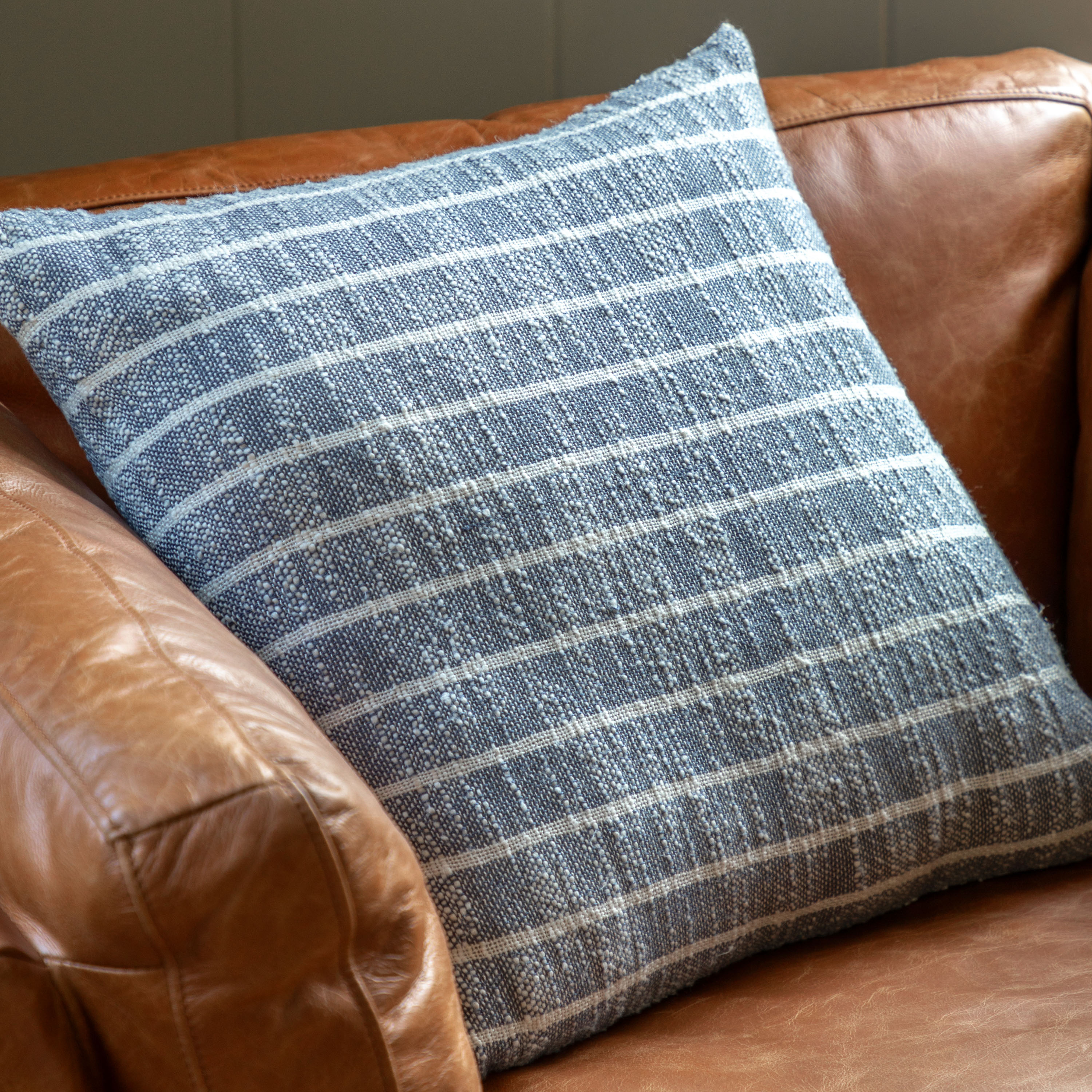 Melfano Stripe Cushion Ink (Pair) by Gallary Living | Style Our Home