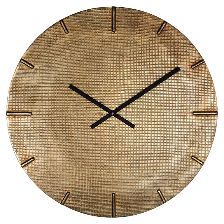 Clock Zane (Gold) by  Richmond Interiors | Style Our Home