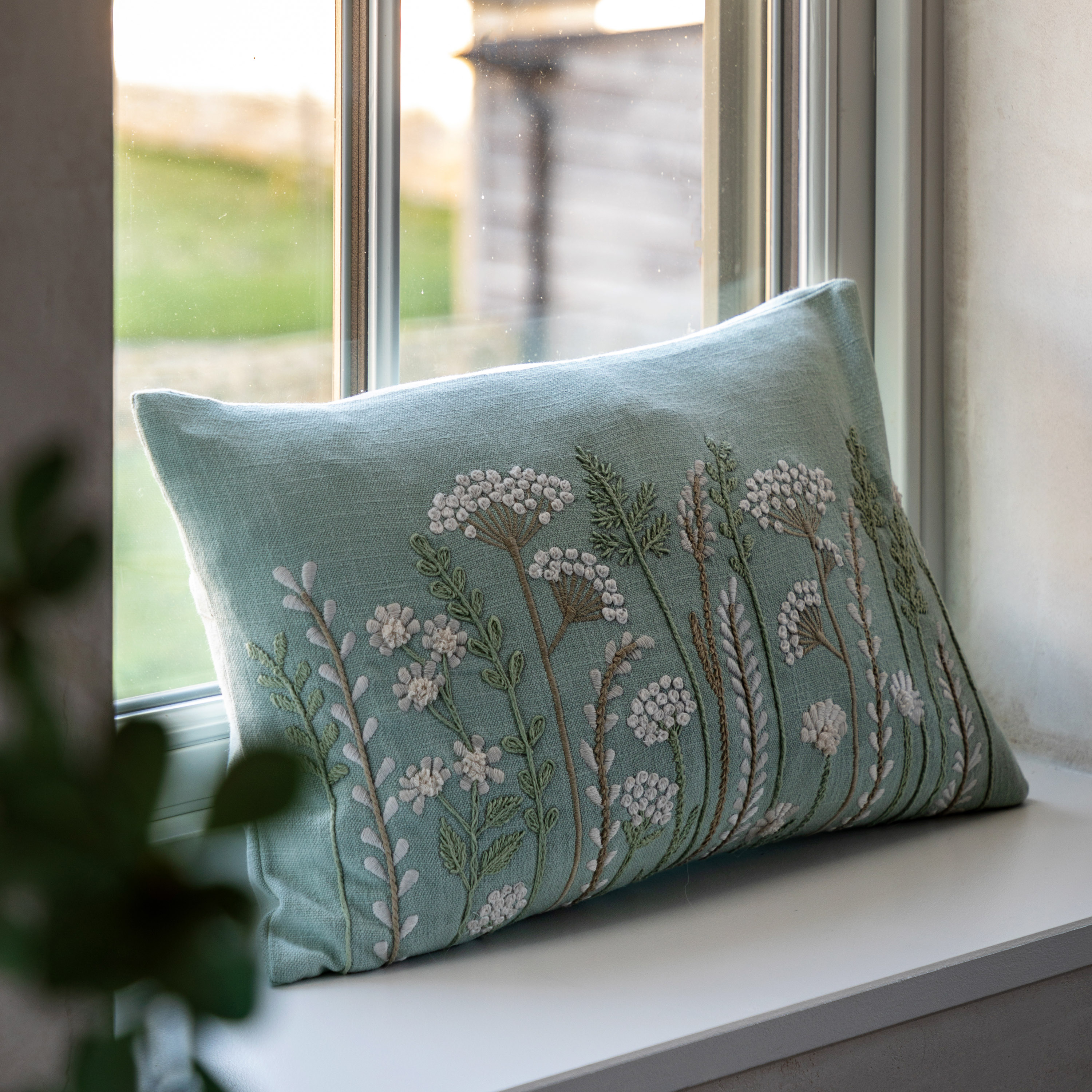 Keswicano Cushion Duck Egg (Pair) by Gallary Living | Style Our Home