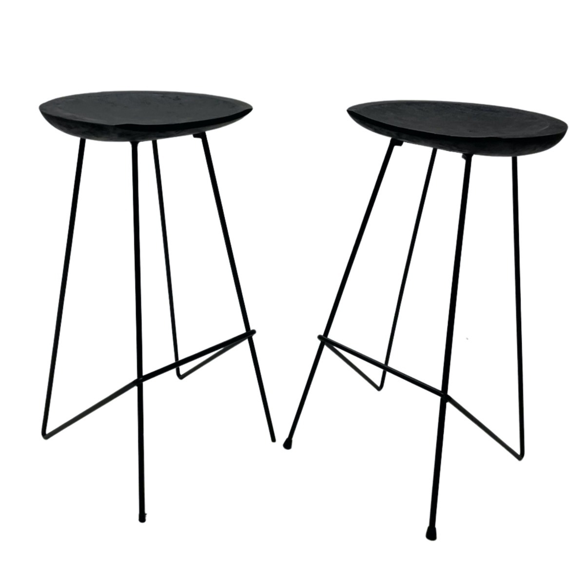 Bibisa Coal Bar Stool (set of 2) by Bluebone | Style Our Home
