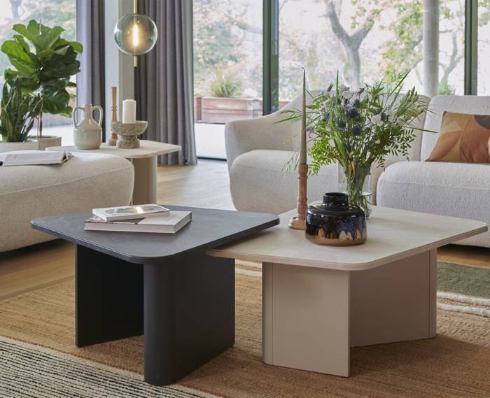 Onde L asymmetrical coffee table by Gautier | Style Our Home