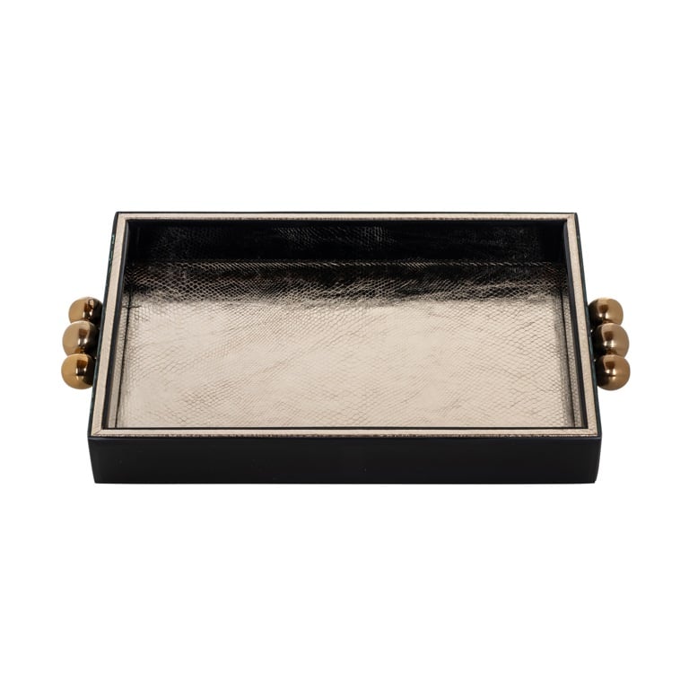 Tray Liv (Black/gold) by  Richmond Interiors | Style Our Home