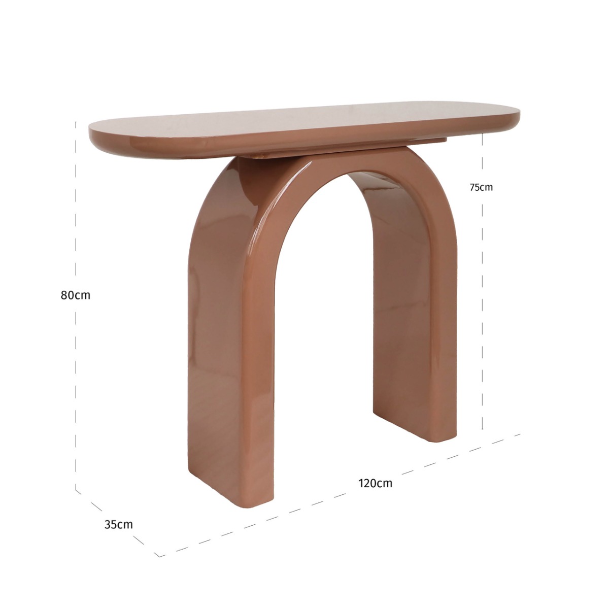 Kourtney Mocha Mousse Console Table by Richmond Interiors | Style Our Home