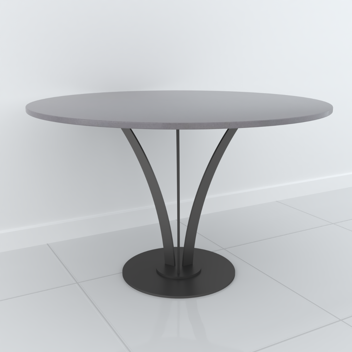 Studio Line Bistro Dining Table - 4 Seater in Grey by Steve Bristow | Style Our Home
