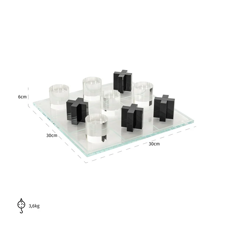 Tic tac toe Zala (Black) by  Richmond Interiors | Style Our Home