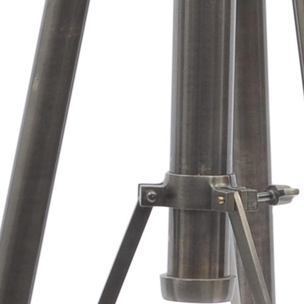 Charlie Copper And Satin Grey Tripod Floor Lamp E27 40W by Libra Designs | Style Our Home
