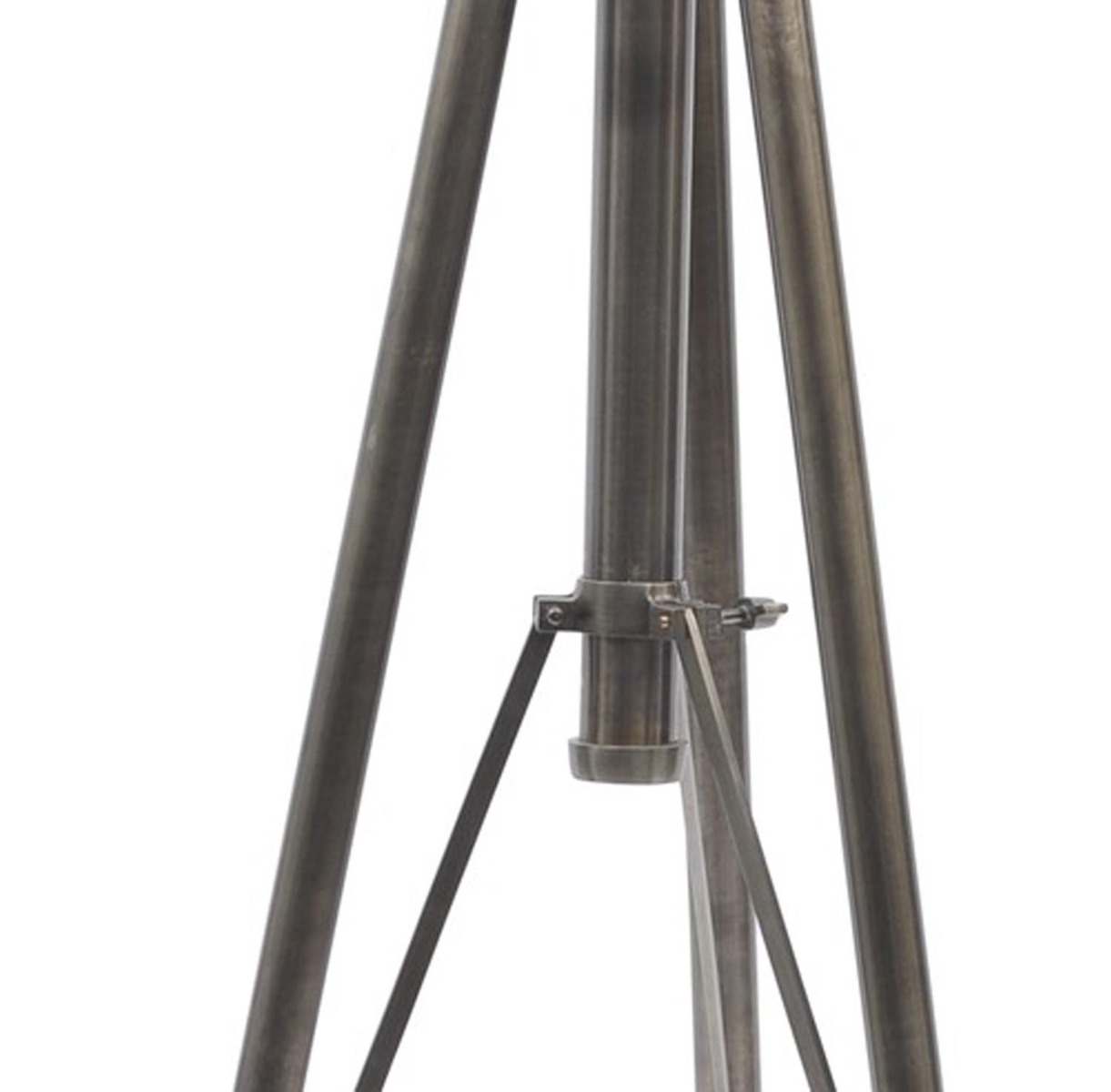 Charlie Copper And Satin Grey Tripod Floor Lamp E27 40W by Libra Designs | Style Our Home
