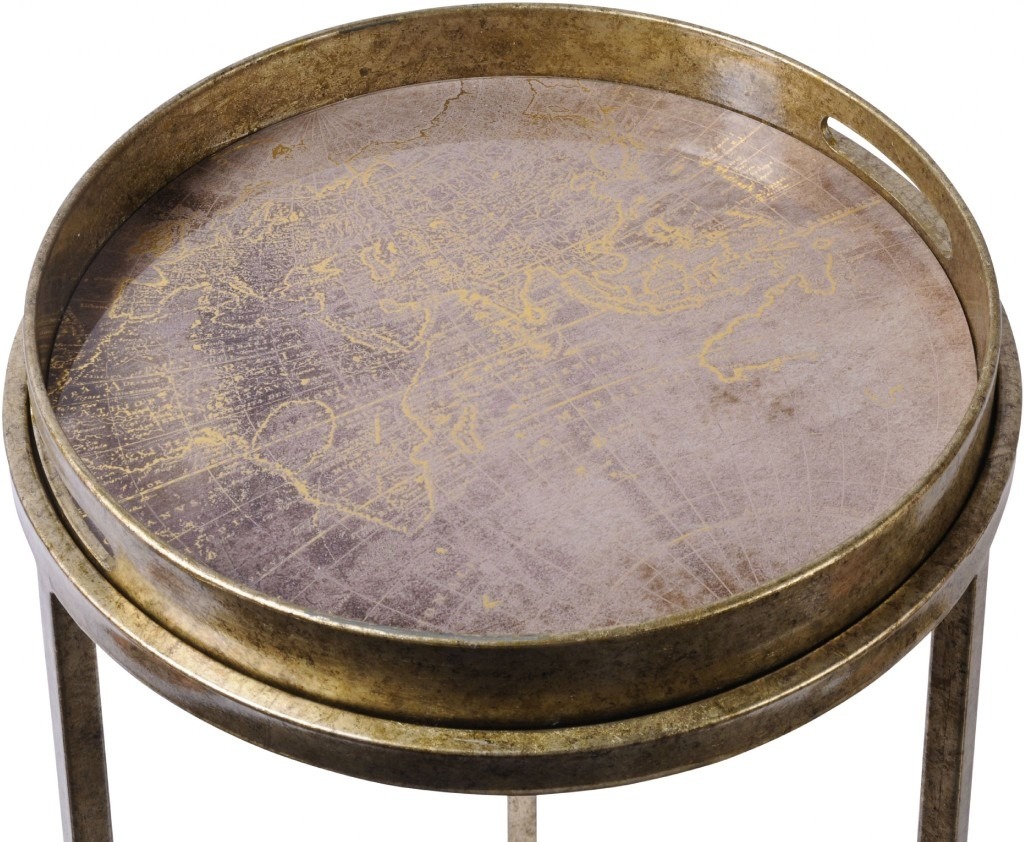 Vienna Antique Gold Set of Side Tables - Style Our Home