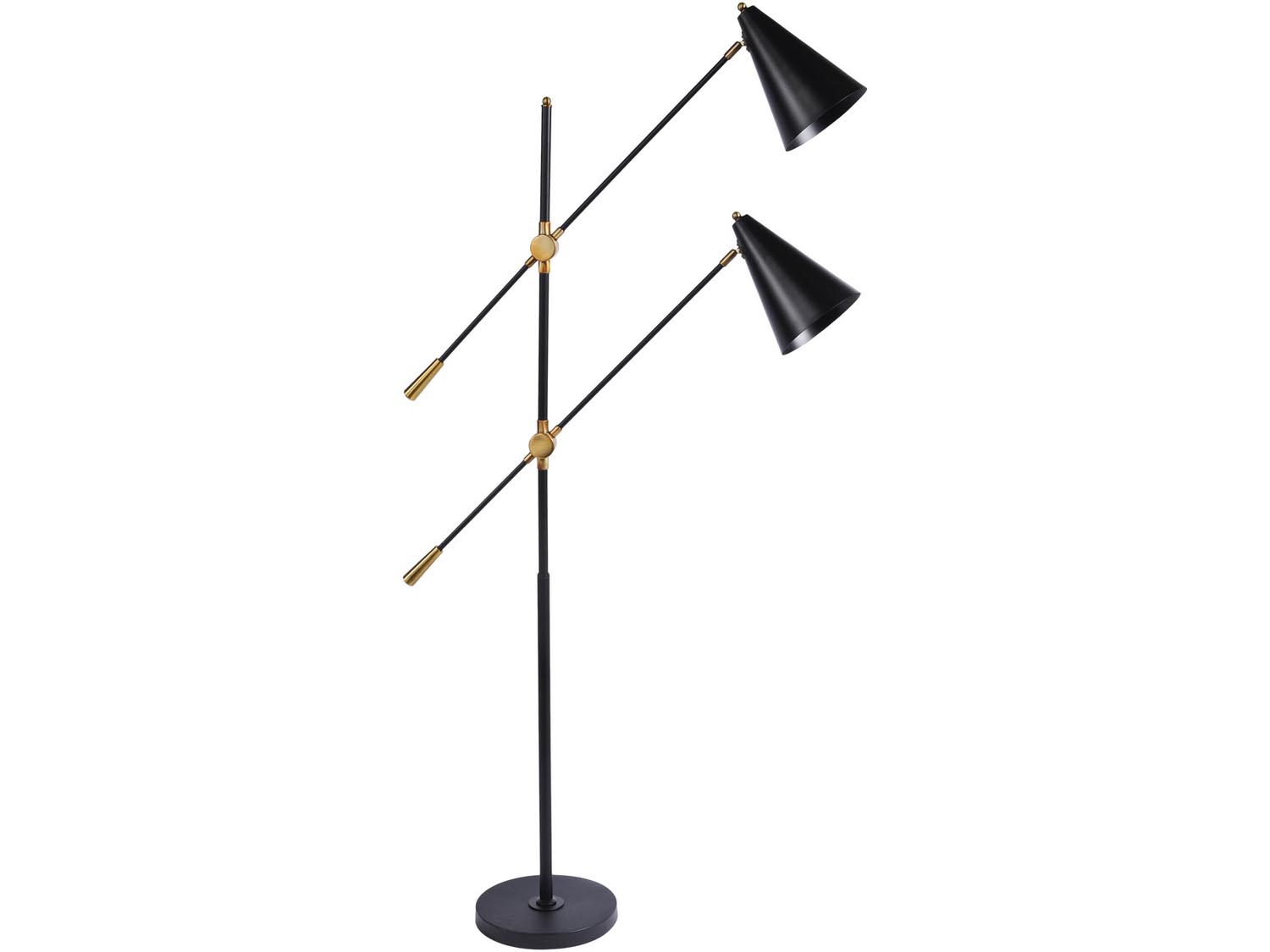 Mercer Twin Head Floor Lamp E27 40W by Libra Designs | Style Our Home