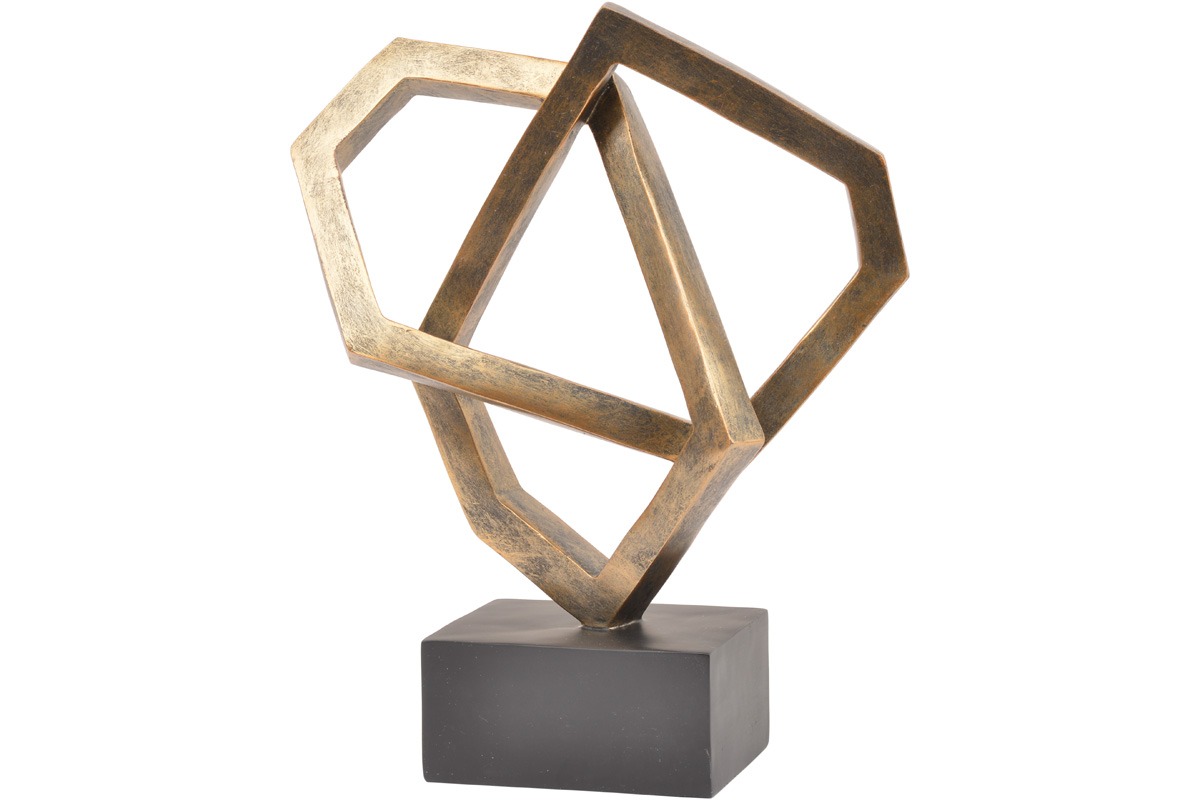 Antique Bronze Cubist Sculpture By Libra | Style Our Home