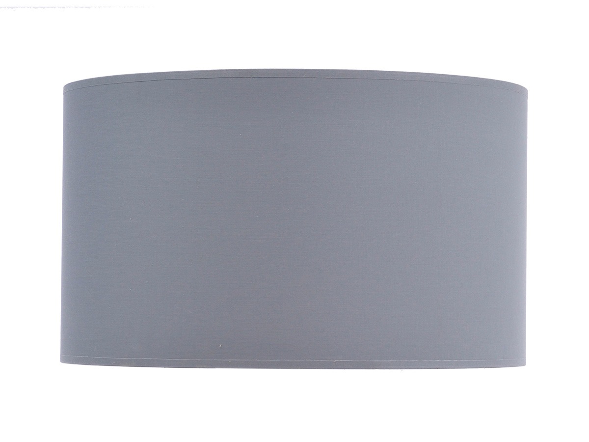 Grey and Silver Lined Drum Lampshade (20") By Libra | Style Our Home