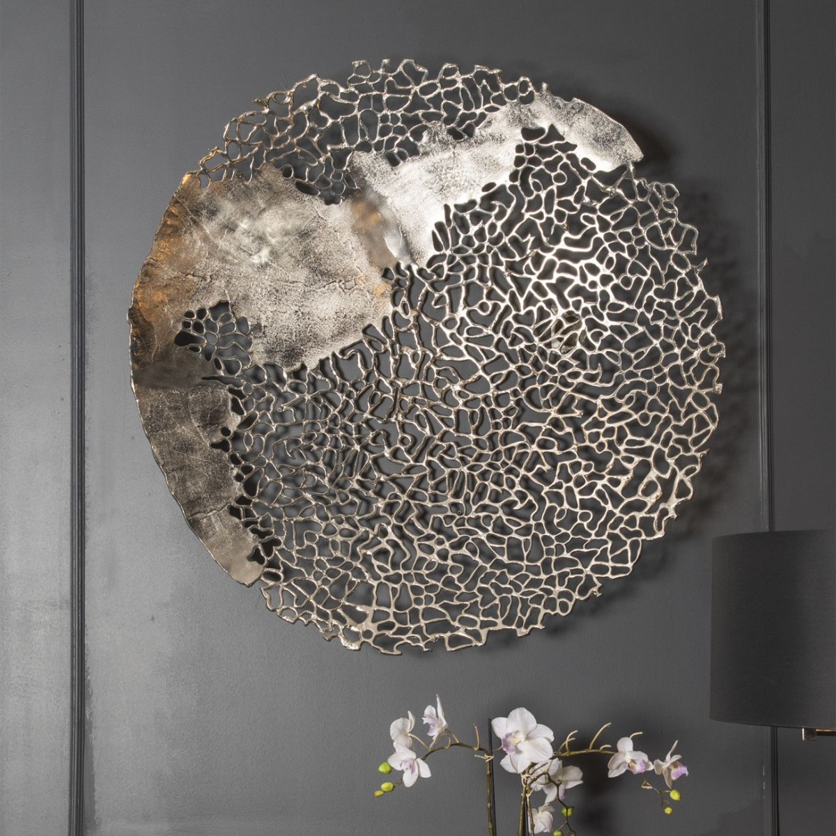 Apo Coral Aluminium Wall Plaque by Libra Designs | Style Our Home
