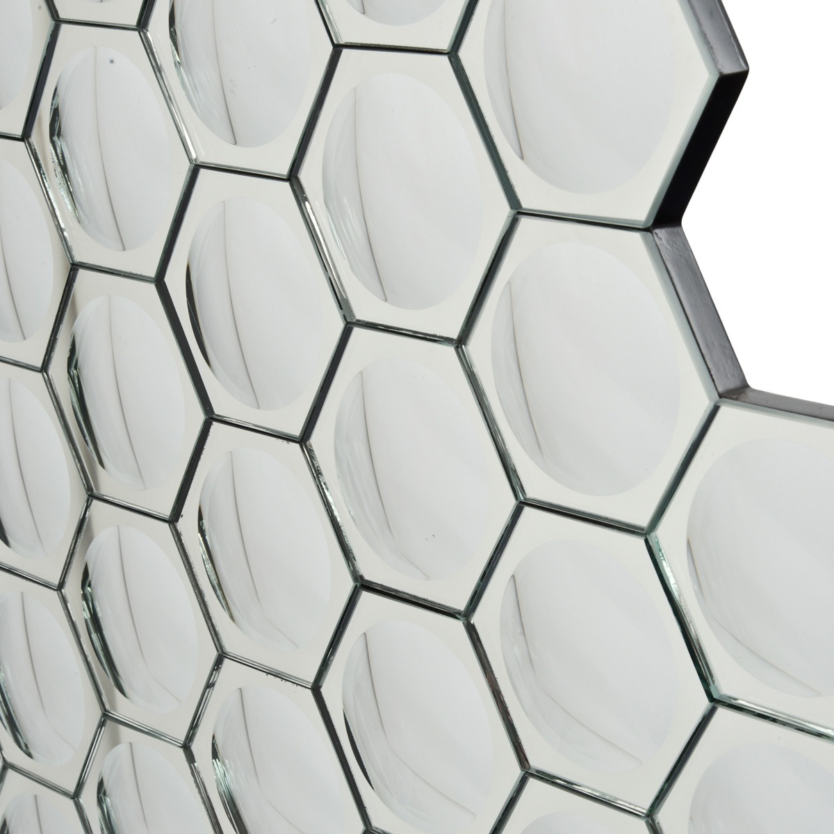 Hexagonal Honeycomb Convex Mirror Wall Art By Libra | Style Our Home