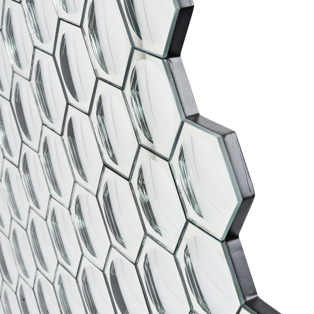Hexagonal Honeycomb Convex Mirror Wall Art By Libra | Style Our Home