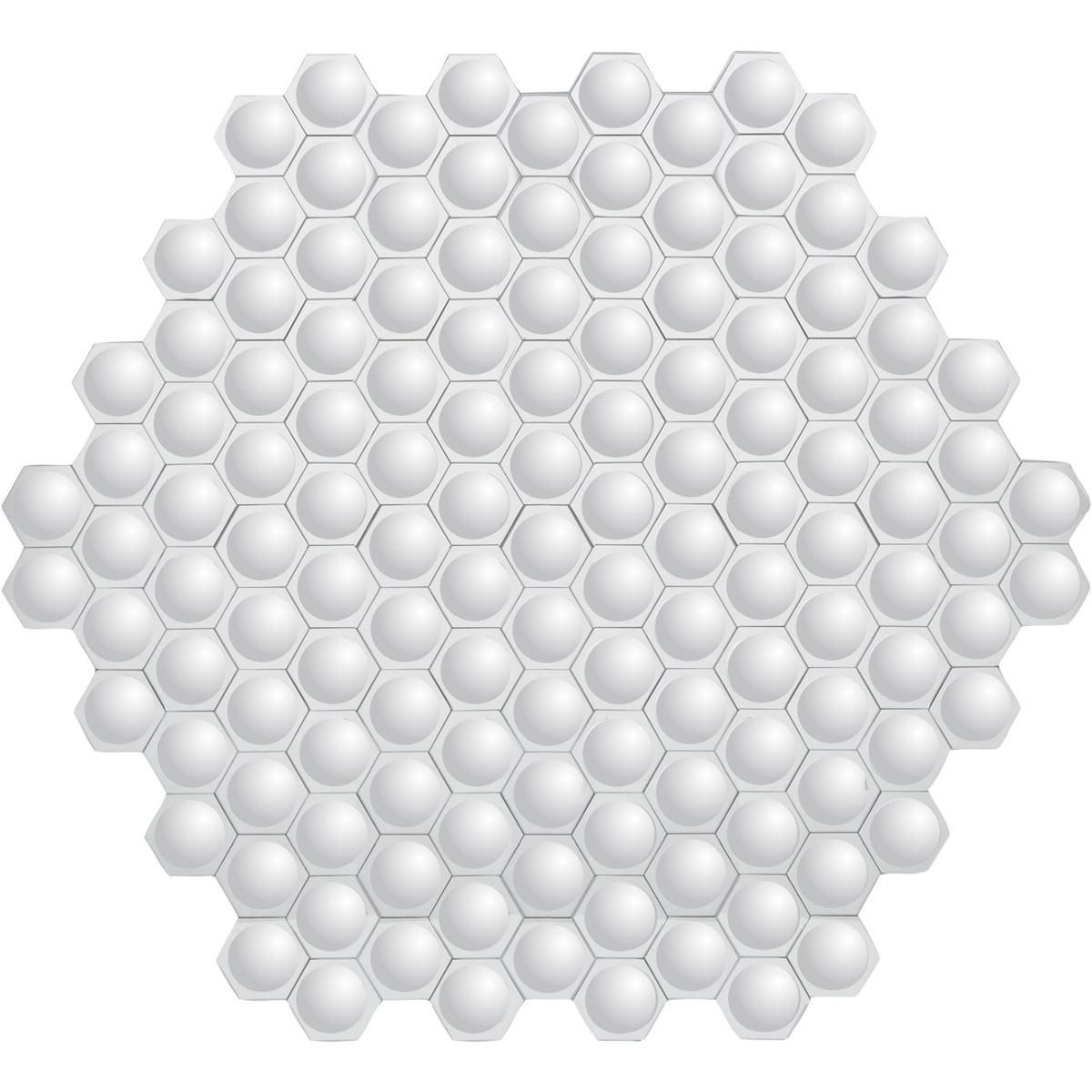 Hexagonal Honeycomb Convex Mirror Wall Art By Libra | Style Our Home